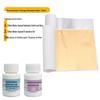 Beginner Gold Leaf DIY Kit: Gilded Foil Tools, Buddha Statue Art, Paper & Glue Set