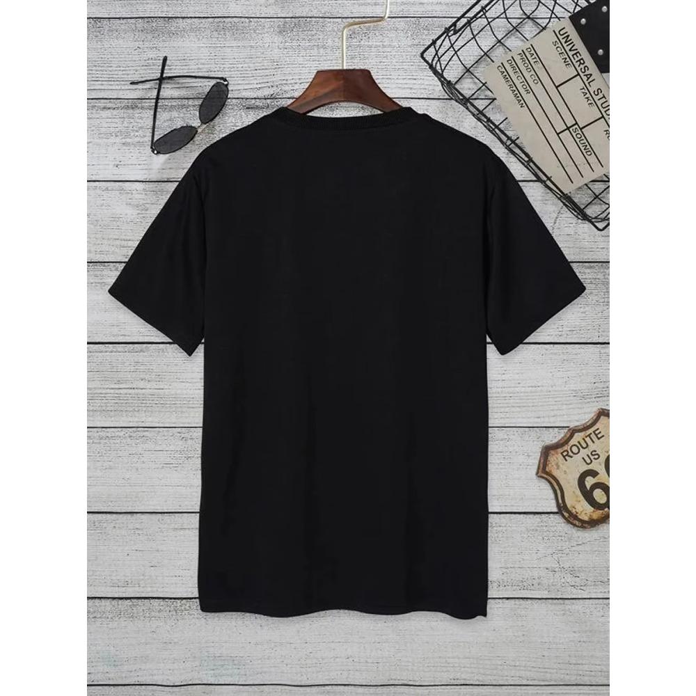 Men's New York Graphic Loose Casual Short Sleeve T-shirt Couple T-shirt