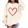 Girl's Sweatshirt, Long Sleeve, Neck Pullover, Cute Loose Neck Sweatshirt
