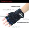 Half-Finger Sports Gloves Fitness Training Outdoor Cycling Wear-Resistant Non-Slip Silicone Palm Comfortable Weightlifting Glove