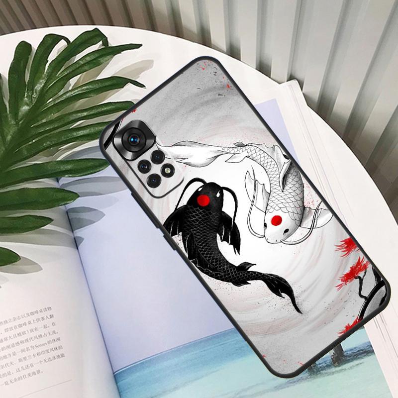 Koi Fish Carp Funda For Xiaomi Redmi Note 14 13 10 11 12 15 Pro Plus Case For Redmi 15C 14C 10C 12C 13C 15