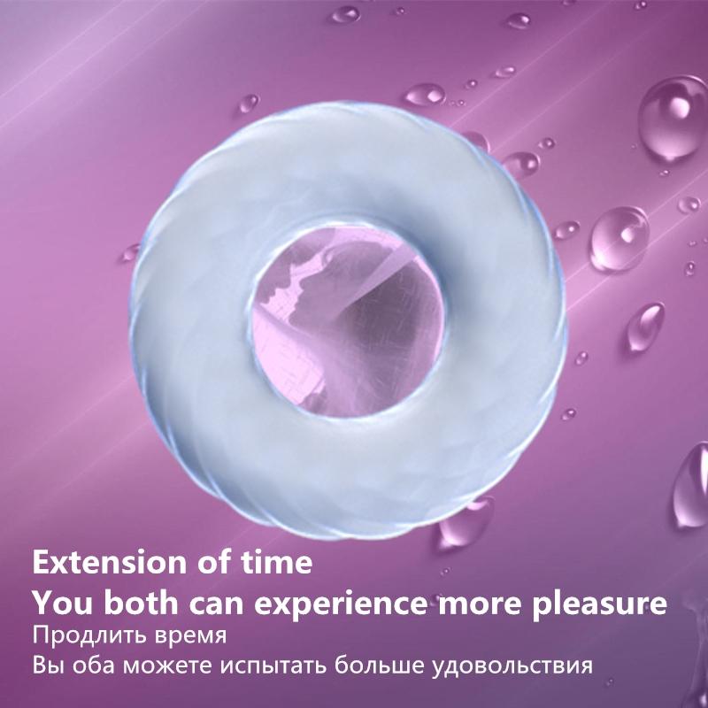 Silicon Male Penis Ring 3 Levels Long Lasting Training Time Delay Cock Rings Sex Toys for Men Product
