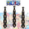 Pieces Tie One Ship Logo Necktie Shirt Accessories Anime Party Men Decoration