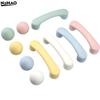 Maniglie per Armadietti in Ceramica Stile Nordico per Cameretta Bambini Manopole e Tiranti Rotondi Color Macaron per Cassetti Maniglie per Mobili per Bambini