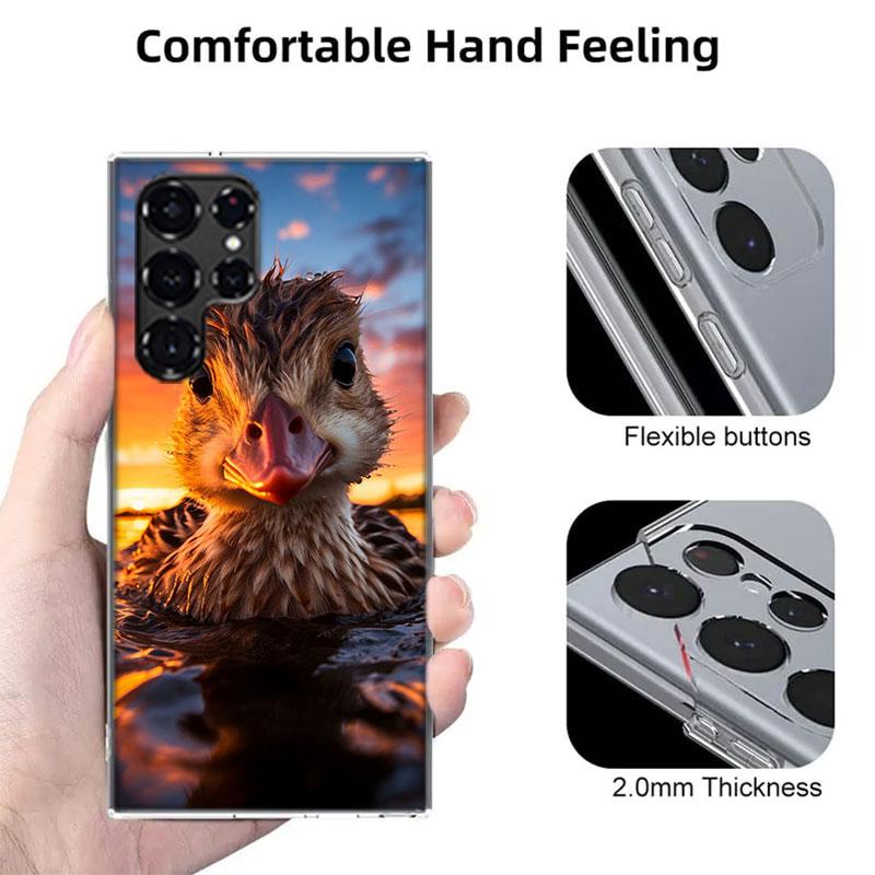 Yellow Duck Cases Phone Case for Samsung Galaxy S26 Ultra S25 Edge S24 S23 FE S21 Plus S20 S22 S10 Cover TPU Capa Shell Shockpro
