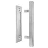 Stainless Steel Door Handle Double Side Brushed Sliding Barn Door Handle for Garage Barn Closet
