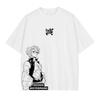 Anime Inosuke Tshirts Oversized Vintage Washed KKimetsu No Yaiba T Shirt Tanjirou Zenitsu Kyoujurou Tops Tees Man  Cotton