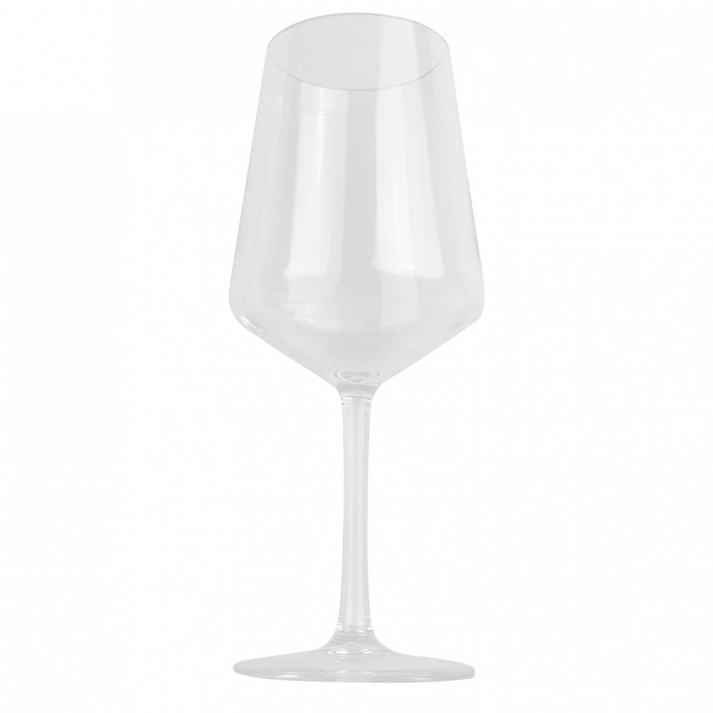Set of 2 Shatterproof Plastic Wine Glasses for Parties and Events