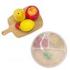 Children's Silicone Smiley Face Divided Meal Plate - Drop-Resistant, Three-Compartment Training Tableware