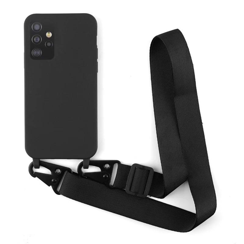 Étui à cordon pour Samsung Galaxy A55 A35 A25 A15 A05S A52 A23 A13 A53 A54 A14 A24 A34 A73 A33 A32 A12 A72 A51 A71 A22 A21S Housse For Samsung A34 5G