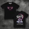 New Hot Selling Men's T-shirt Homme Printed Pattern Short Sleeve Demon Slayer Uzui Tengen Anime Retro Unisex Round Neck Top