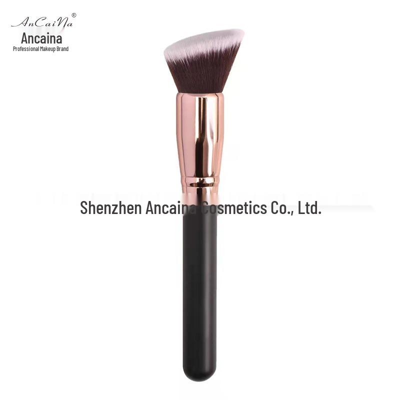 Multifunctional BB Cream Makeup Brush - Round, Angled, Flat Heads for Foundation & Powder Application