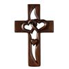 Intertwined Heart Wooden Cross Wall Art Ideas, Porch Living Room Hanging Decor Wedding Gift