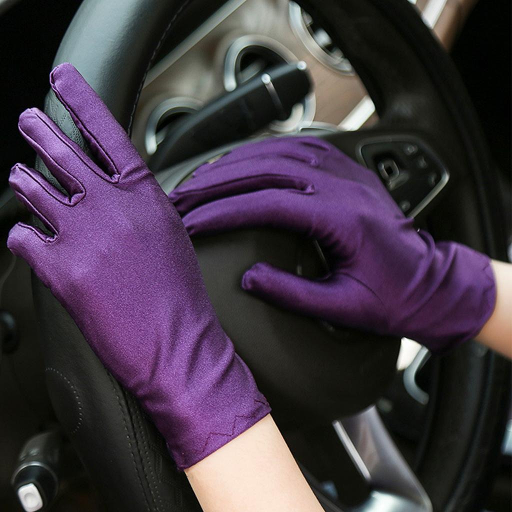 1pair Professional Jeweler Gloves Elastic Lining Men Women Breathable Mittens Salesperson Accessory