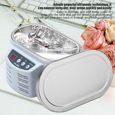 30W+50W 500ml Ultrasonic Cleaner 30W+50W Mini Professional Electric Ultrasonic Jewelry Cleaner Eyeglass Cleaning Machine