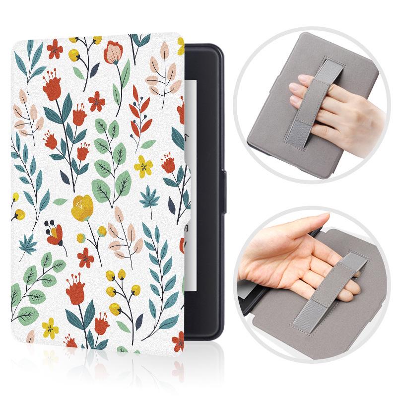 Handheld Protective Case for Kindle Paperwhite 3/2 – Slim Painted Shell with Hand Holder