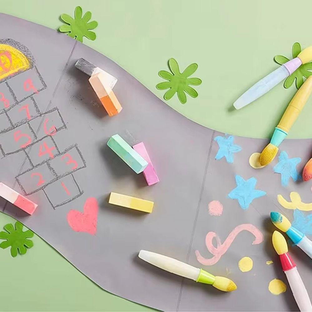 Environmentally Friendly Sidewalk Chalk Paint Brush Set Painting Chalk Brush Children's Day Gift