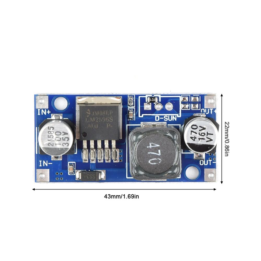 LM2596 DC - DC Buck Converter Voltage Regulator 3.0-40V to 3.3V 5V 12V Buck Converter Power Supply Step Down Module Power Supply