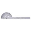 SK Protractor No. 101 with Rod Graduations, Silver Finish, PRT-101S, Made In Japan