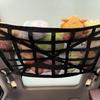 Car Roof Storage Mesh Pocket with Cross Direct Buckle - Dual Use Net for Car Roof Storage