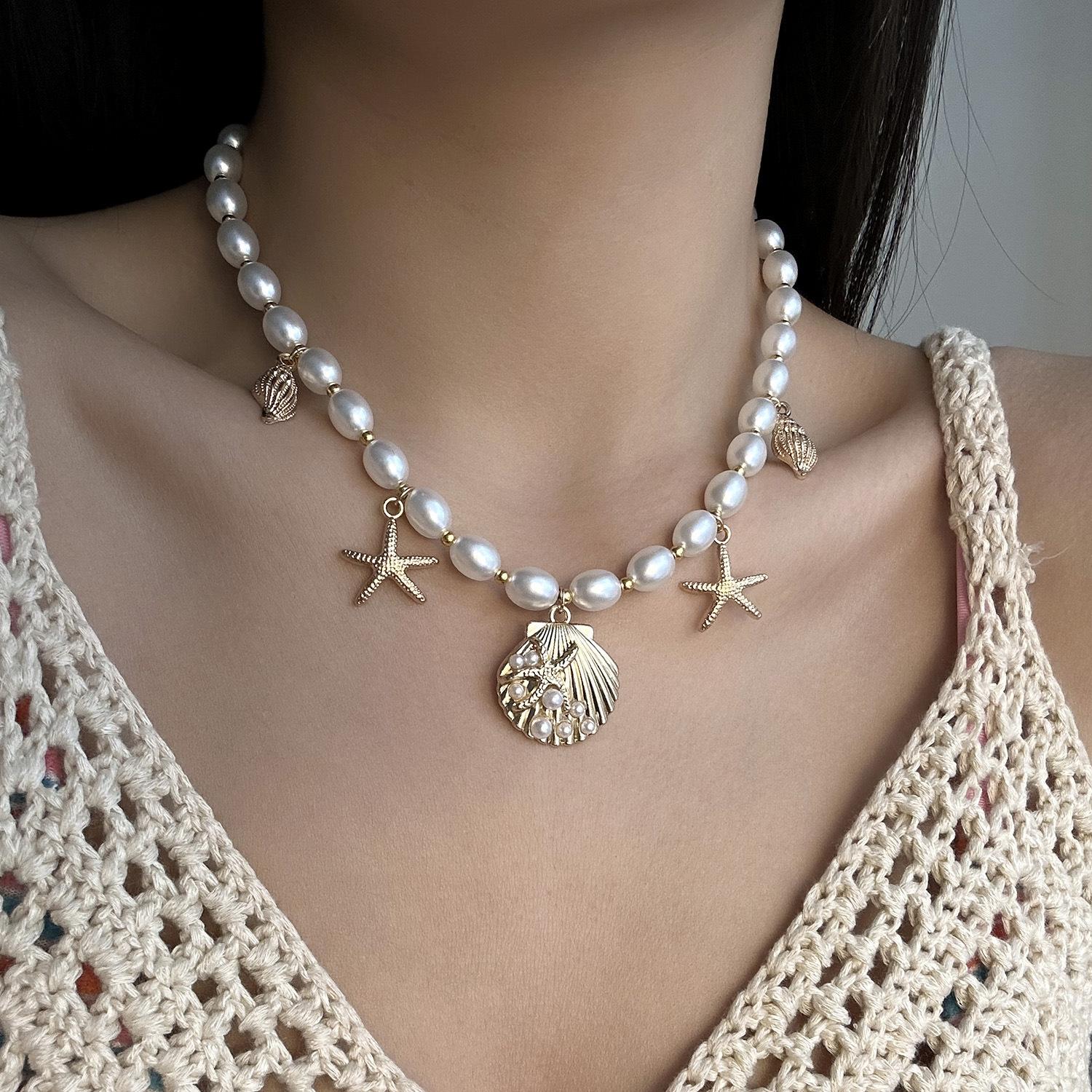 

Модное ожерелье для женских украшений белый