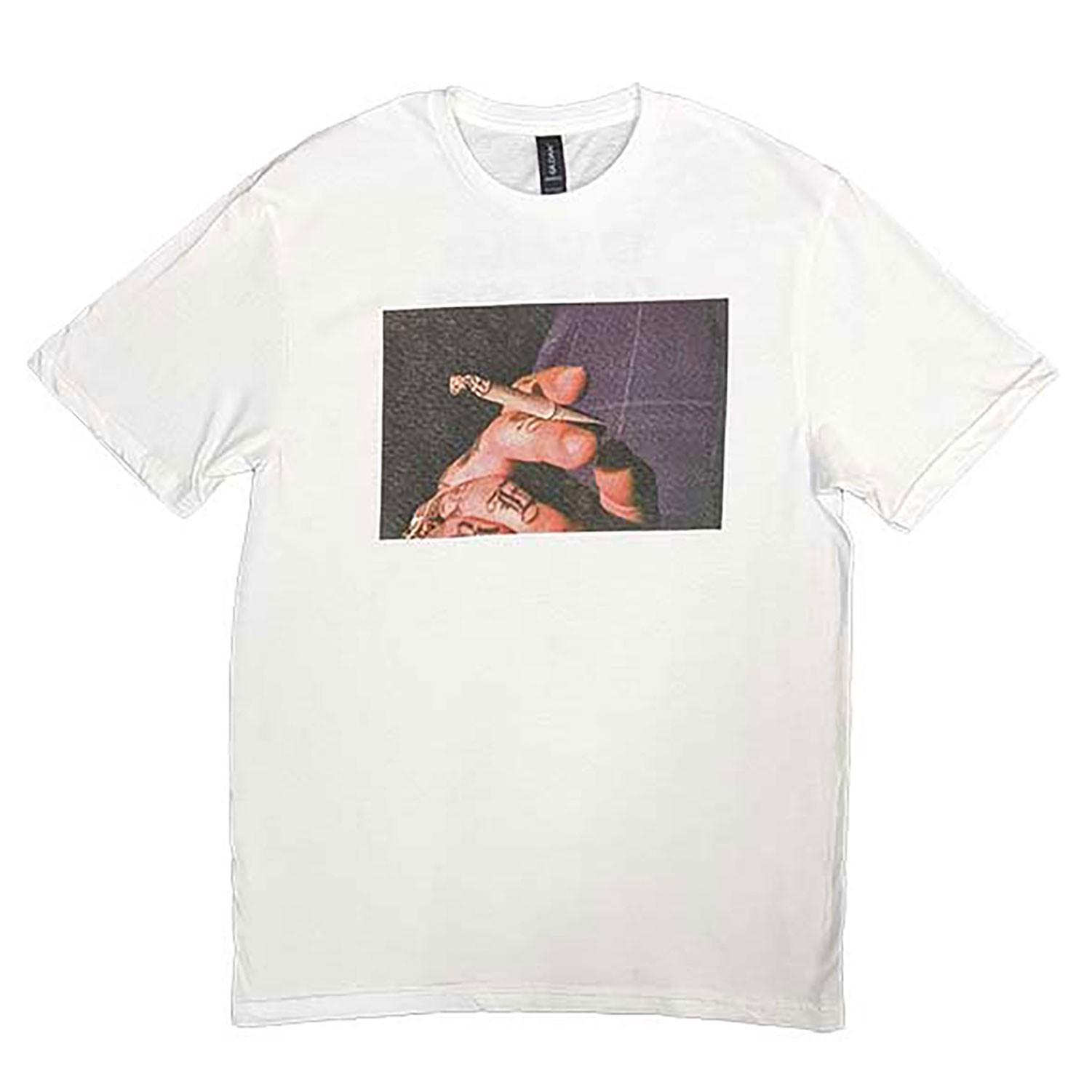 Men s Post Malone Burn It Down 2023 Tour Dates T-shirt Large White XL