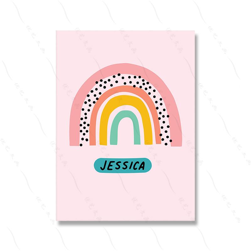 

Future Rainbow Colourful Quote Print Canvas Home Baby Room Nursery Living Wall Art Pictures Unframed Colours Decor Poster 21x30cm No Framed