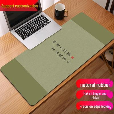 Extra Großes Minimalistisches Mauspad im Chinesischen Stil mit Handgelenkauflage