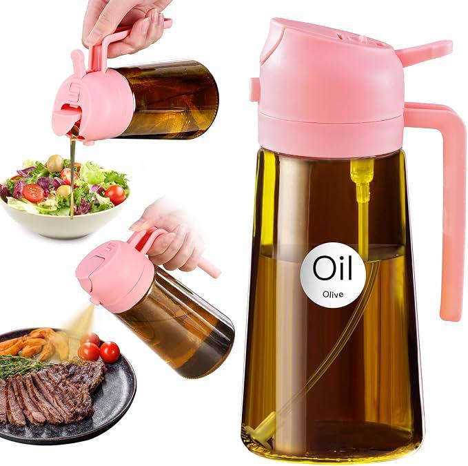 Dual-Use Glass Olive Oil Sprayer Bottle: Atomizing and Light-Blocking Design for Spray or Pouring