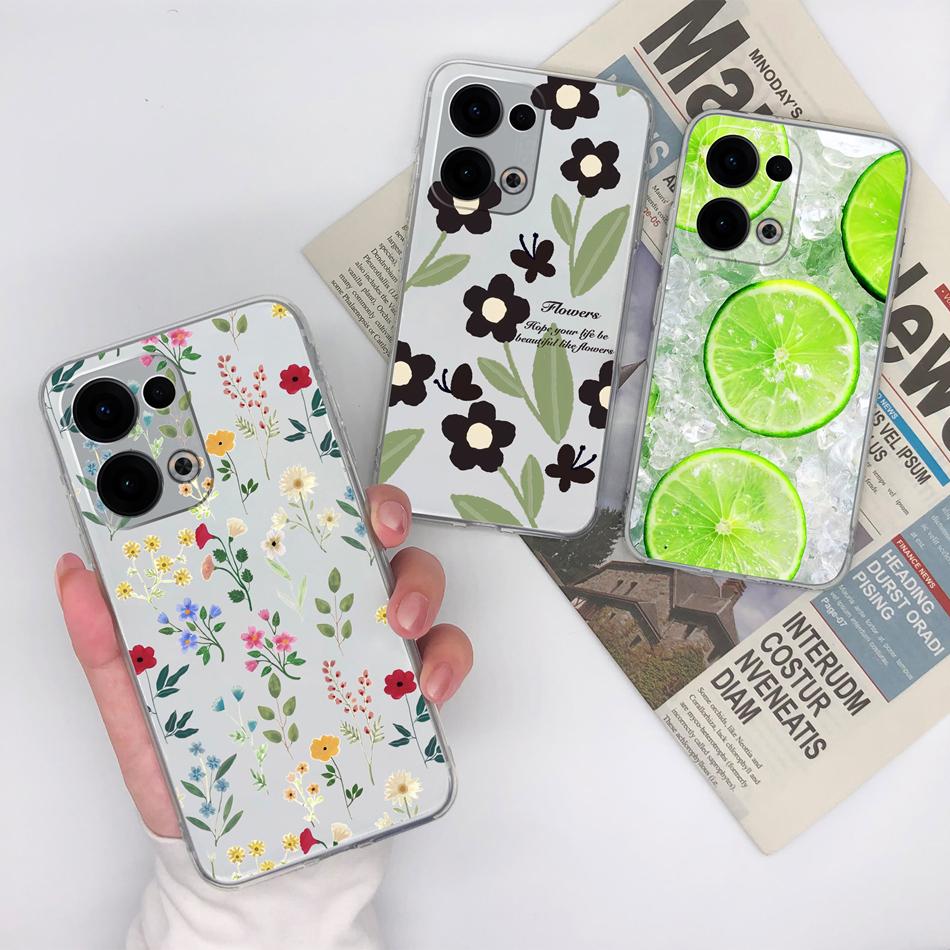 For Oppo Reno 13 Pro Case Creative Clear Soft Back Cover For Oppo Reno13 Pro 13Pro 5G TPU Slim Silicone Anti Drop Phone Cases