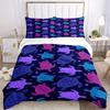 3pcs Turtle Pattern Bedding Set, Breathable and Soft, Suitable for All Seasons, Ideal for Home Use, Suitable for Bedroom Decor 21129