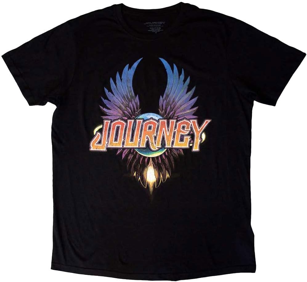 Journey Band Logo Wings Graphic T-shirt