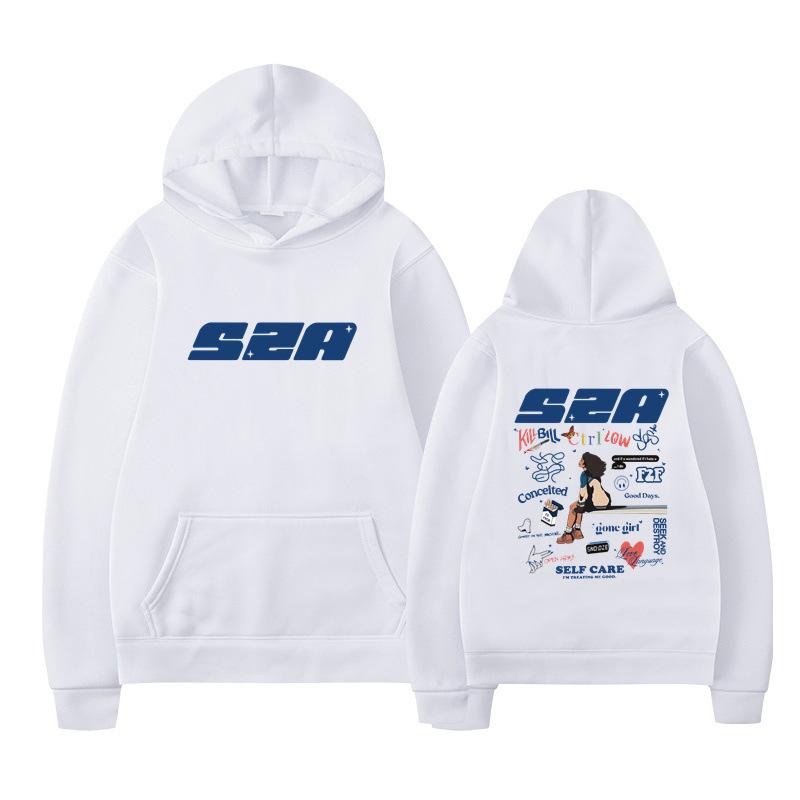 

Худи рэпера SZA Альбом Sos Sza Тур Худи Мужские Толстовки с длинным рукавом Женские Пуловеры Уличная одежда Харадзюку Судадерас S