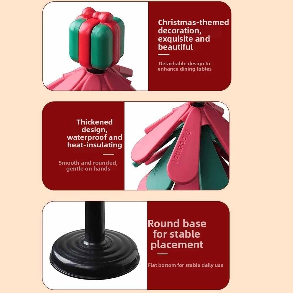 Hitzebeständige Silikon-Isolierunterlage Rutschfeste Wärmeisolierunterlage Feiertagsdekoration