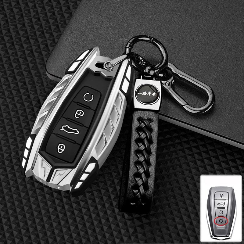 Zinc Alloy Car Key Case Cover For Geely Okavango Coolray Atlas Monjaro Tugella Emgrand GT S Proton X50 X70 Remote Fob Holder
