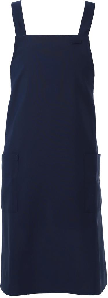 Bib Apron Bib Apron GT7013 Unisex Stretch Restaurant Uniform Navy L [Seven Uniform] H-Shaped Water-Repellent Oil-Repellent Quick-Drying