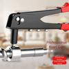 Manual Double Handle Riveter Set Steel Construction Blind Rivets Rivet Tool  Home Fastening