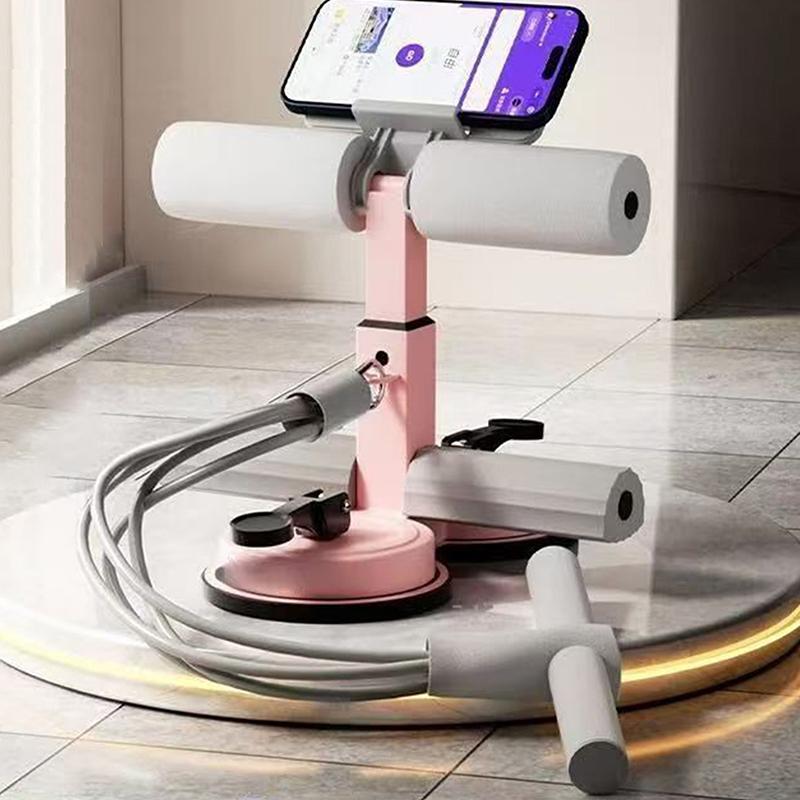 Multifunkčné vybavenie na sedy s dvojitou prísavkou, podpora členkov, nastaviteľné, vybavenie na plank, fitness cvičenie pre domácu posilňovňu