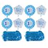 10Pcs 1st Birthday Balloons Bright Vivid Colors 1st Birthday Theme Happy Birthday Balloon for First 