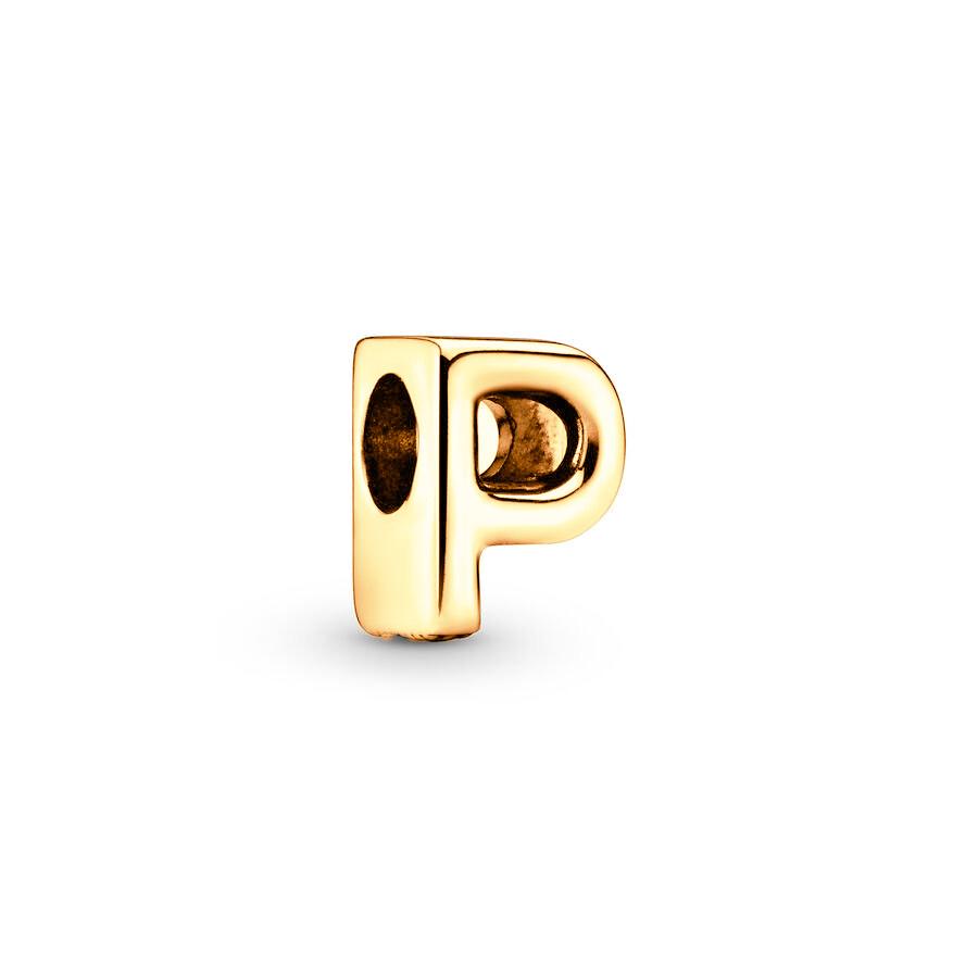 Sparking Gold Plated 26A-Z Letter Charm Beads Dangle Fit Genuine Copper Design Snake Arm Bracelet Necklace Bead For DIY Style Jewelry Women Gift