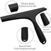 Shower Squeegee for Glass Doors Silicone Squeegee with Hook Bathroom Shower Mirrors Tiles and Car Windows Streak Free Cleaning