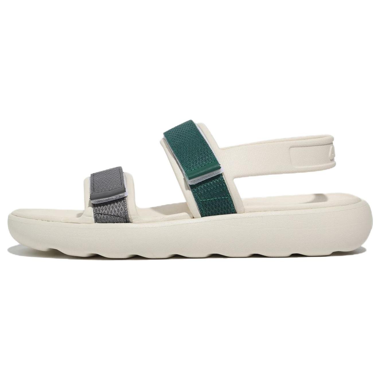 FILA Drifter Tube Sandals Slip Resistant Abrasion Resistant Sports Sandals Unisex Beige Gray Korean Style 1SM02573F_300 230