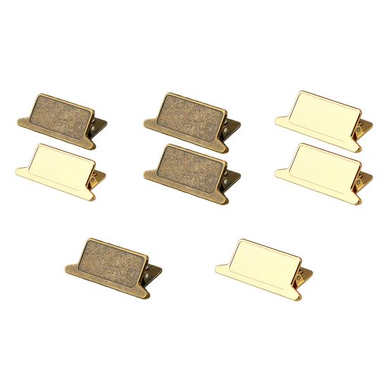 1/2 Adet Vintage Metal Klasör Klipsi Ağır Hizmet Çinko Alaşımlı Ofis Okul Kağıt Belge Bulldog Klipsi Çok Amaçlı Çanta Mühürleme Kelepçesi