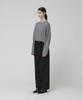 MUSEE [Essentiel] Arch Minimal Wool-Blend Semi-Wide Pants_Black