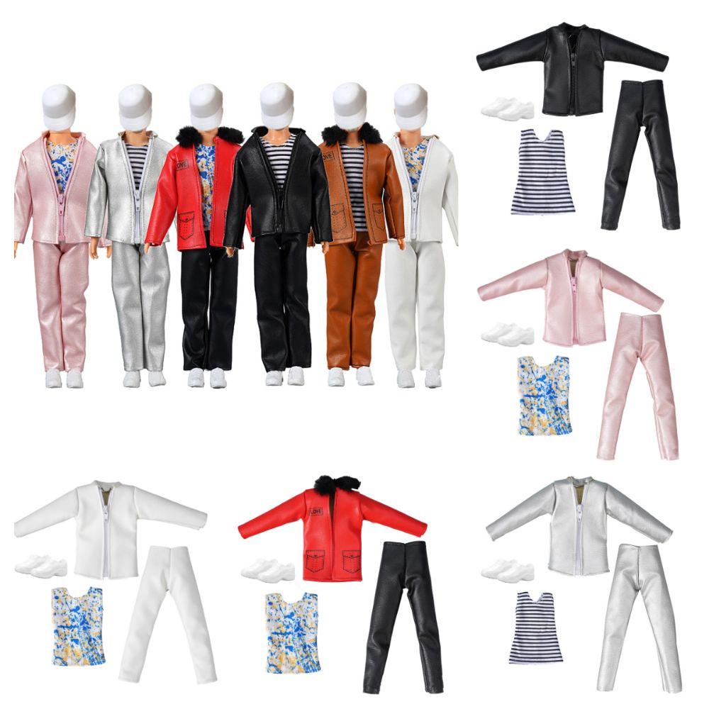 Multicolor Doll Clothes 1/6 30cm/11" Doll Sport Suit High Quality Mini Male Jackets Pants Toys