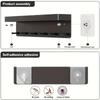 Wall Mounted Key Holder with 6 Hooks Shelf Organizer New Tableware Hanger  Wall Decor