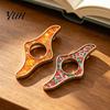 Reading Accessory One Hand Book Page Holder, Glitter Thumb Ring Holder for Reading, Stabilizer Clip Metal Opener Students Readers Tool