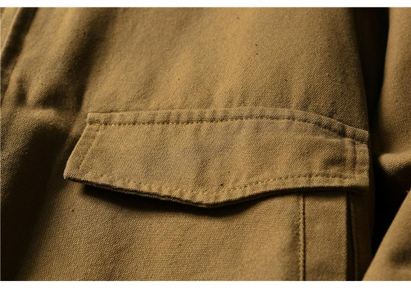 QIYOU Japanese Retro Color Block Detroit Workwear Cotton Jacket - Winter 2025 Collection