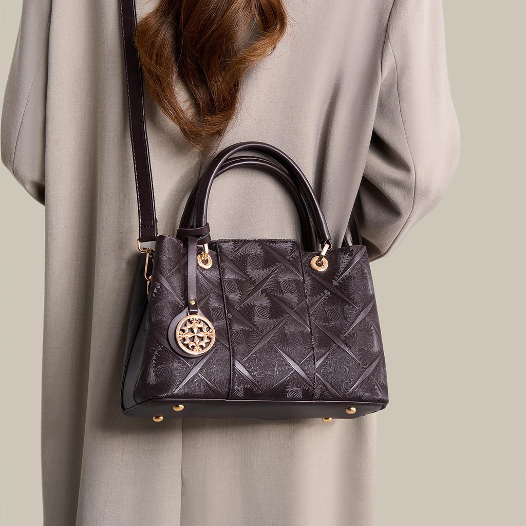 Handbag Women'S Large Capacity Mom Bag Chaozhong Women'S Mother-In-Law Bag Crossbody Bag Light Color Commuter Bag