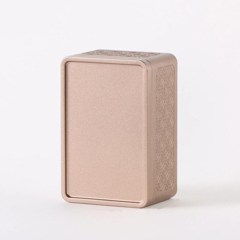 Airtight Smell Proof Container Quality Stainless Steel Mini Tea Cans Herb Stash Jar Tea Coffee Storage Box Tea Caddies Box